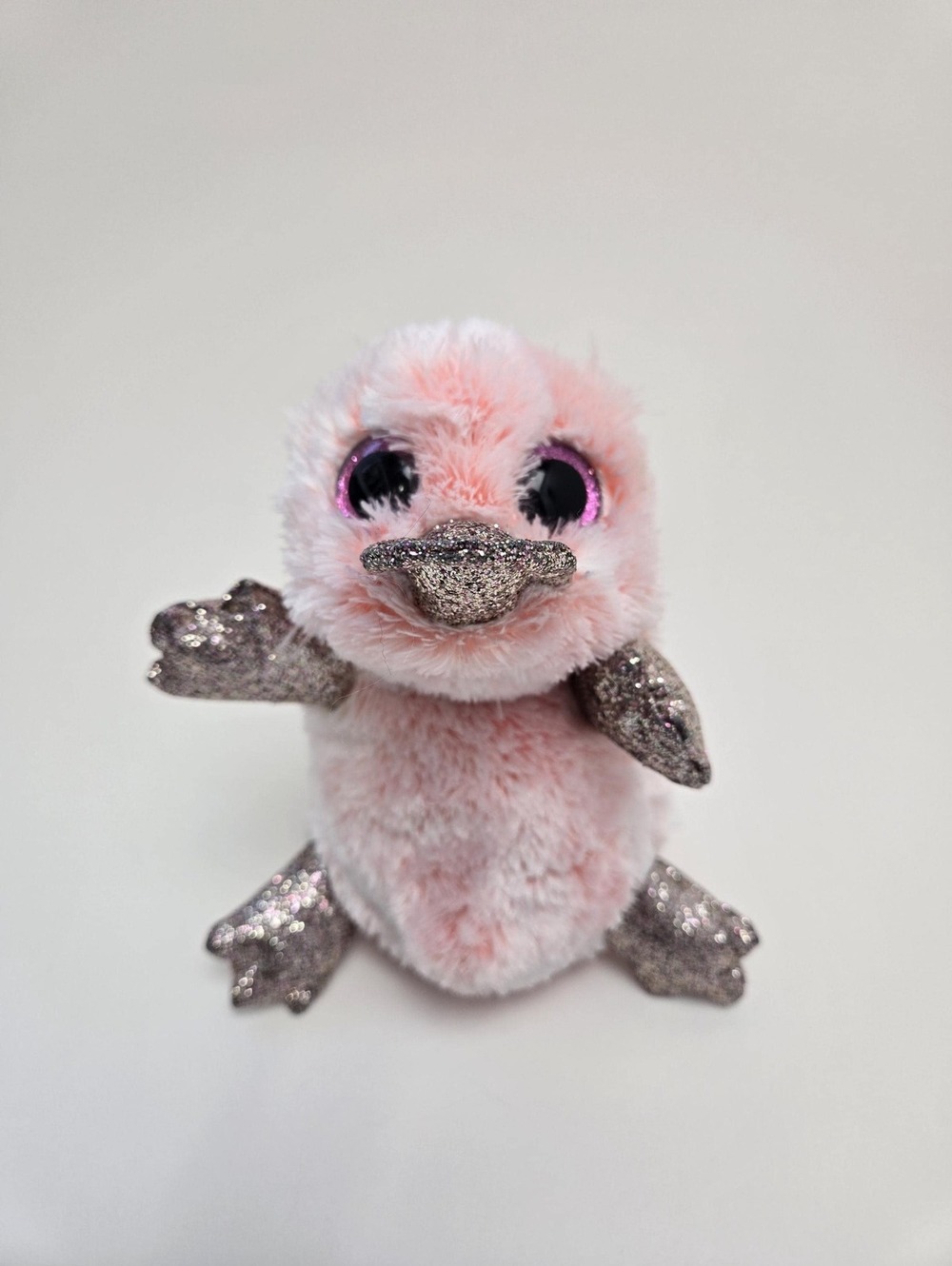 Ty Beanie Boo “Wilma” the Pink Platypus - No Hang Tag (6 inch)
